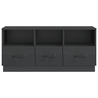Mobile TV Nero 102 x 34,5 x 47 cm Legno ingegnerizzato | homemem39
