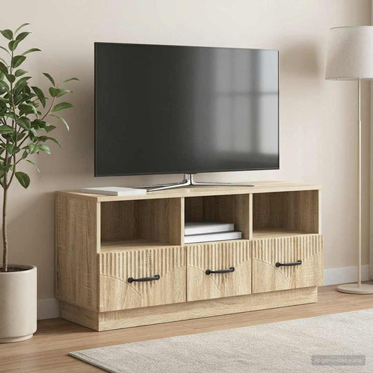 Mobile TV Rovere Sonoma 102 x 34,5 x 47 cm Legno ingegnerizzato
