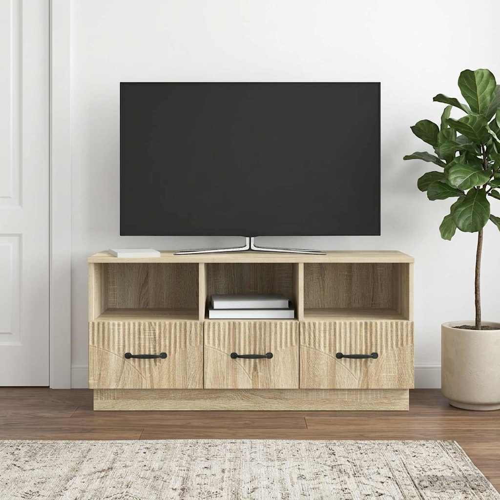 Mobile TV Rovere Sonoma 102 x 34,5 x 47 cm Legno ingegnerizzato