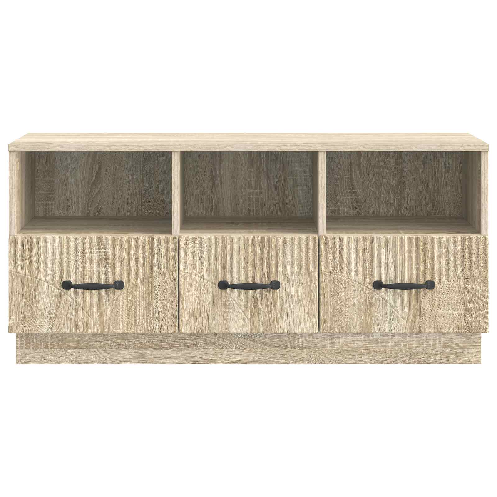 Mobile TV Rovere Sonoma 102 x 34,5 x 47 cm Legno ingegnerizzato | homemem39