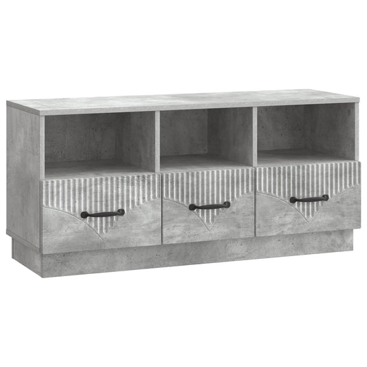 Mobile TV con cassetto Grigio Cemento 102 x 34,5 x 47 cm | homemem39