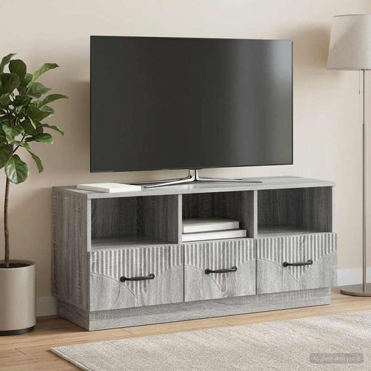 Mobile TV Grigio Sonoma 102 x 34,5 x 47 cm Legno ingegnerizzato