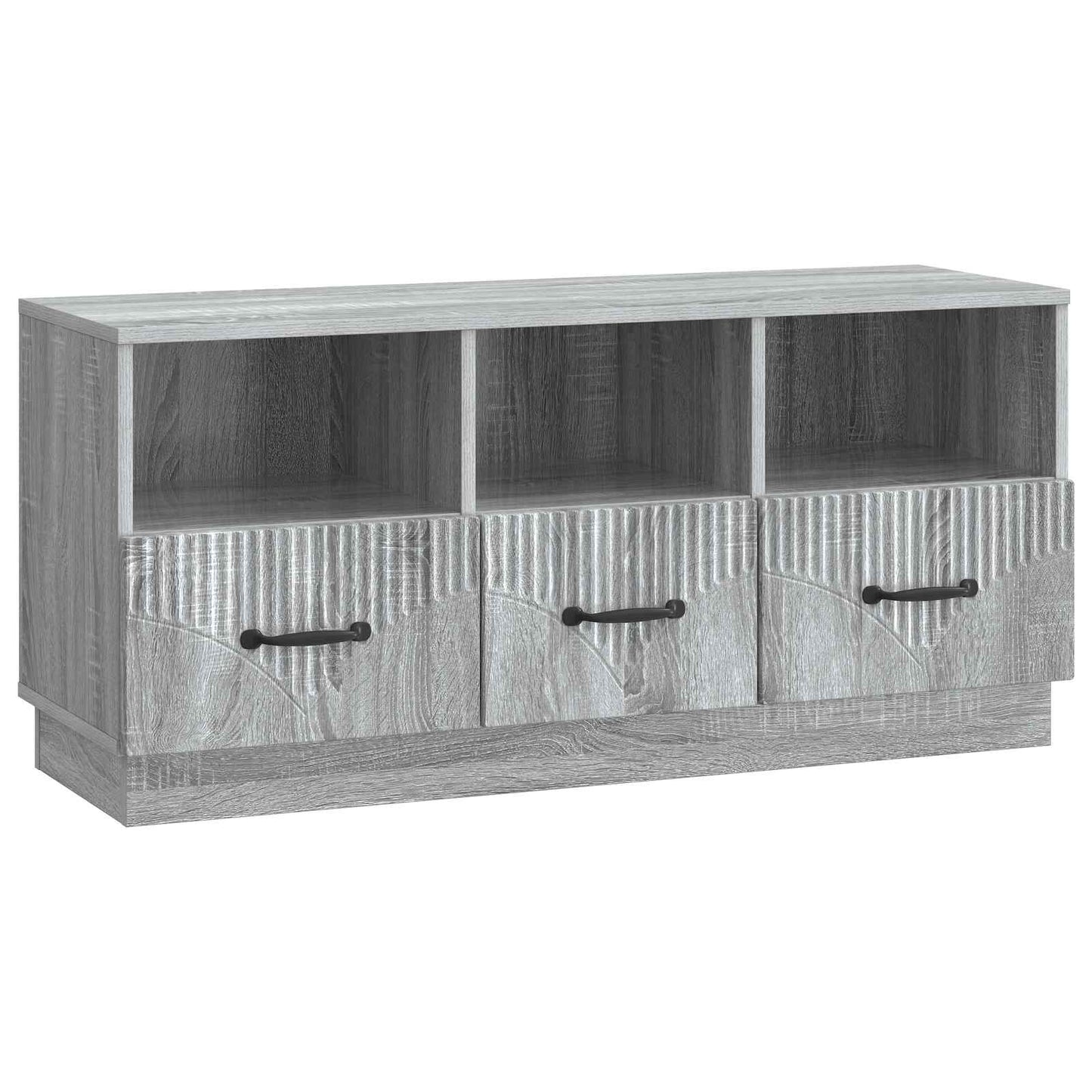 Mobile TV Grigio Sonoma 102 x 34,5 x 47 cm Legno ingegnerizzato | homemem39