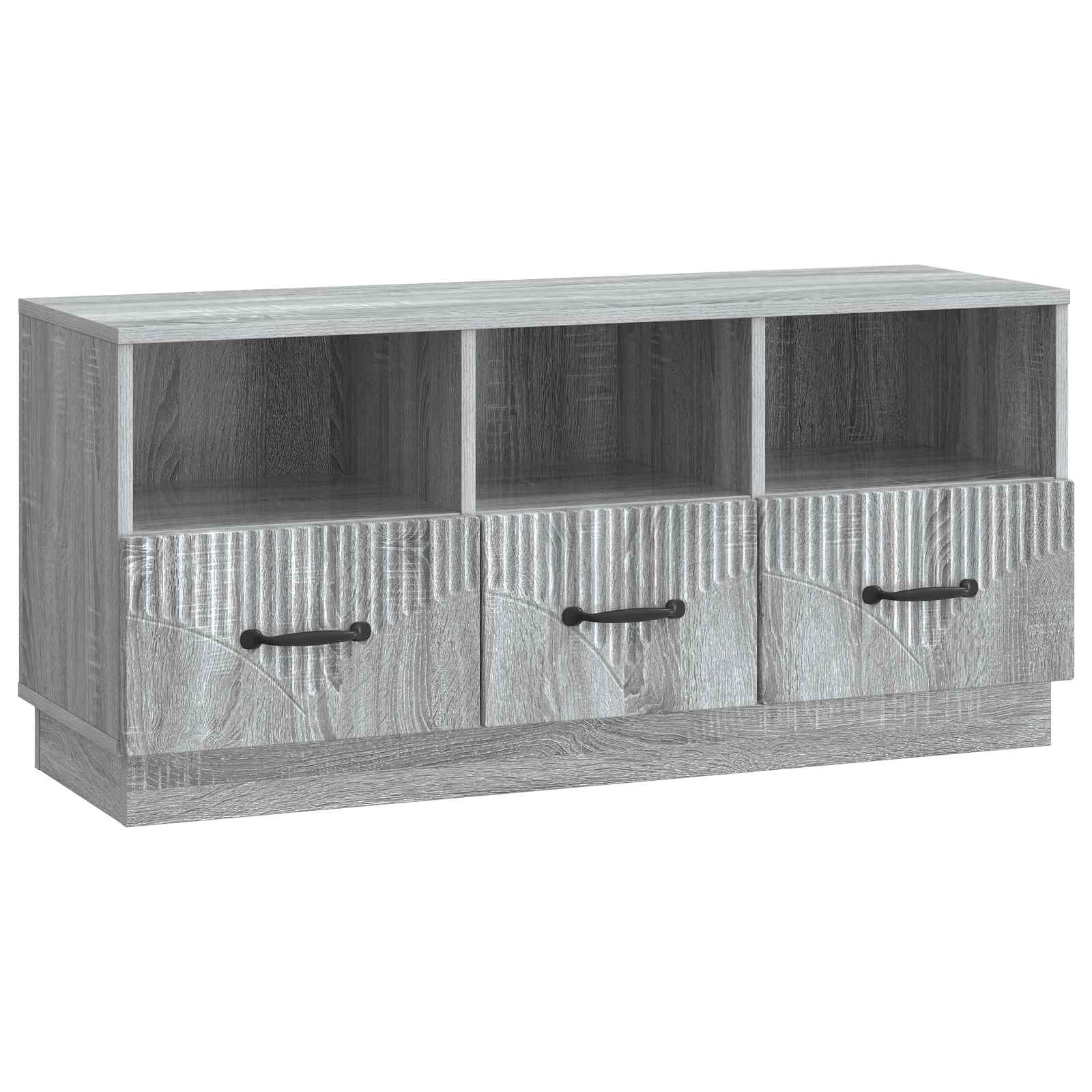 Mobile TV Grigio Sonoma 102 x 34,5 x 47 cm Legno ingegnerizzato | homemem39