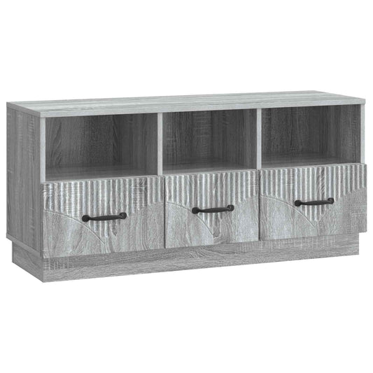 Mobile TV Grigio Sonoma 102 x 34,5 x 47 cm Legno ingegnerizzato | homemem39