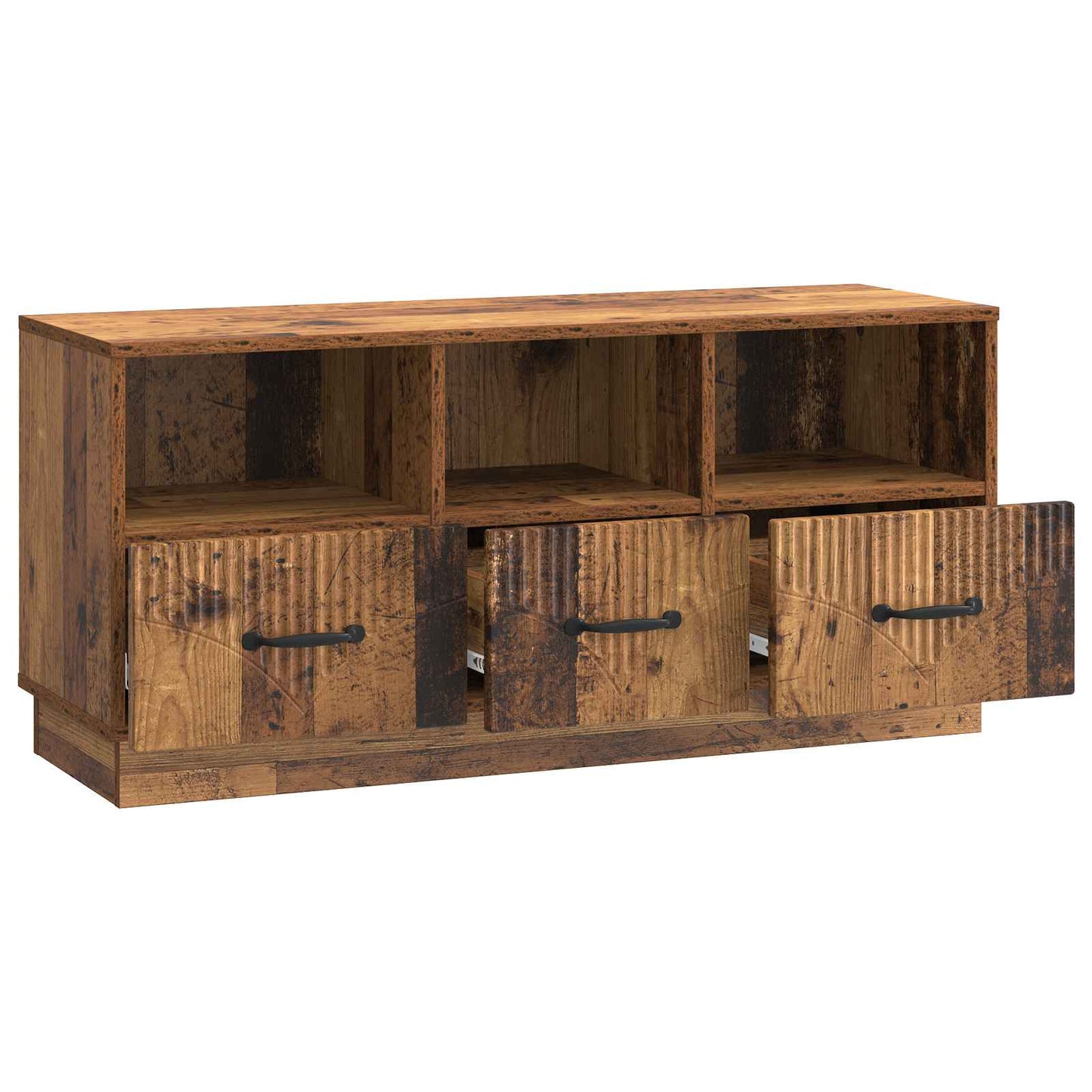 Mobile TV Legno antico 102 x 34,5 x 47 cm Legno ingegnerizzato | homemem39