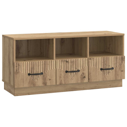 Mobile TV con cassetto Rovere Artigianale 102 x 34,5 x 47 cm