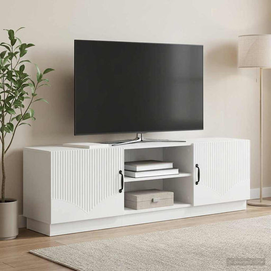 Mobile TV Bianco 150 x 31 x 47 cm Legno ingegnerizzato