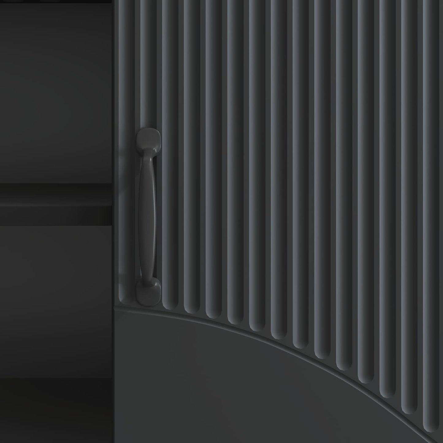 Mobile TV Nero 150 x 31 x 47 cm Legno ingegnerizzato
