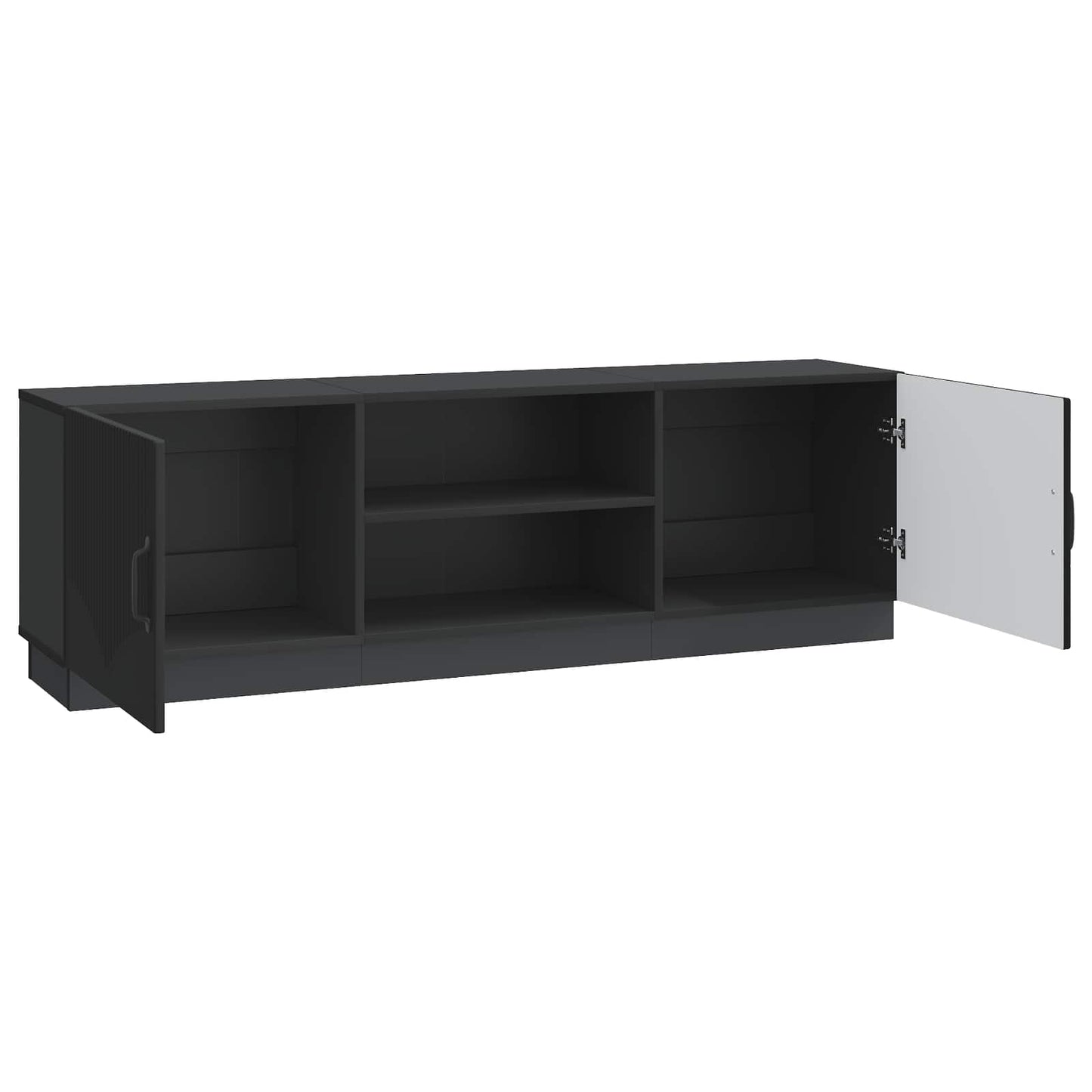 Mobile TV Nero 150 x 31 x 47 cm Legno ingegnerizzato | homemem39
