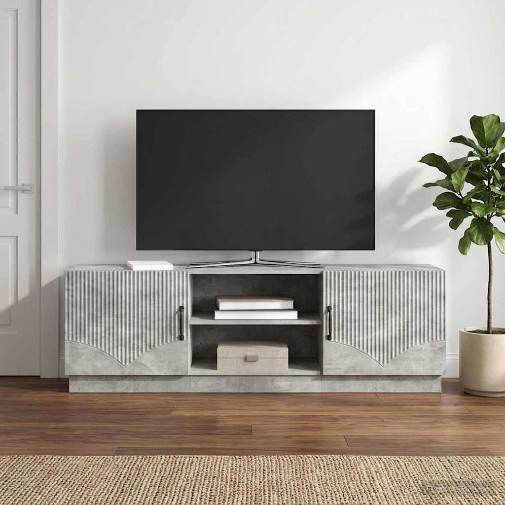 Mobile TV Grigio Cemento 150 x 31 x 47 cm Legno ingegnerizzato
