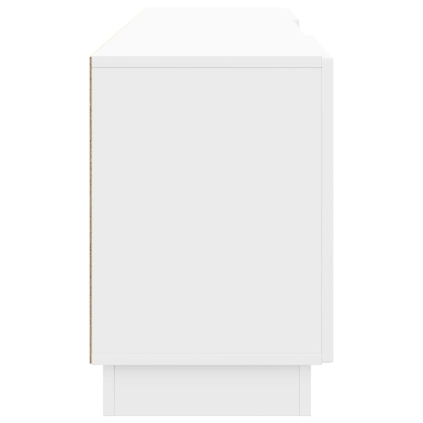 Mobile TV Bianco Lucido 150 x 31 x 47 cm Legno ingegnerizzato