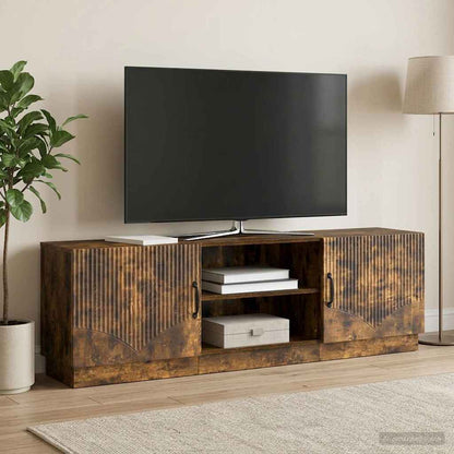 Mobile TV Rovere Fumo 150 x 31 x 47 cm Legno ingegnerizzato