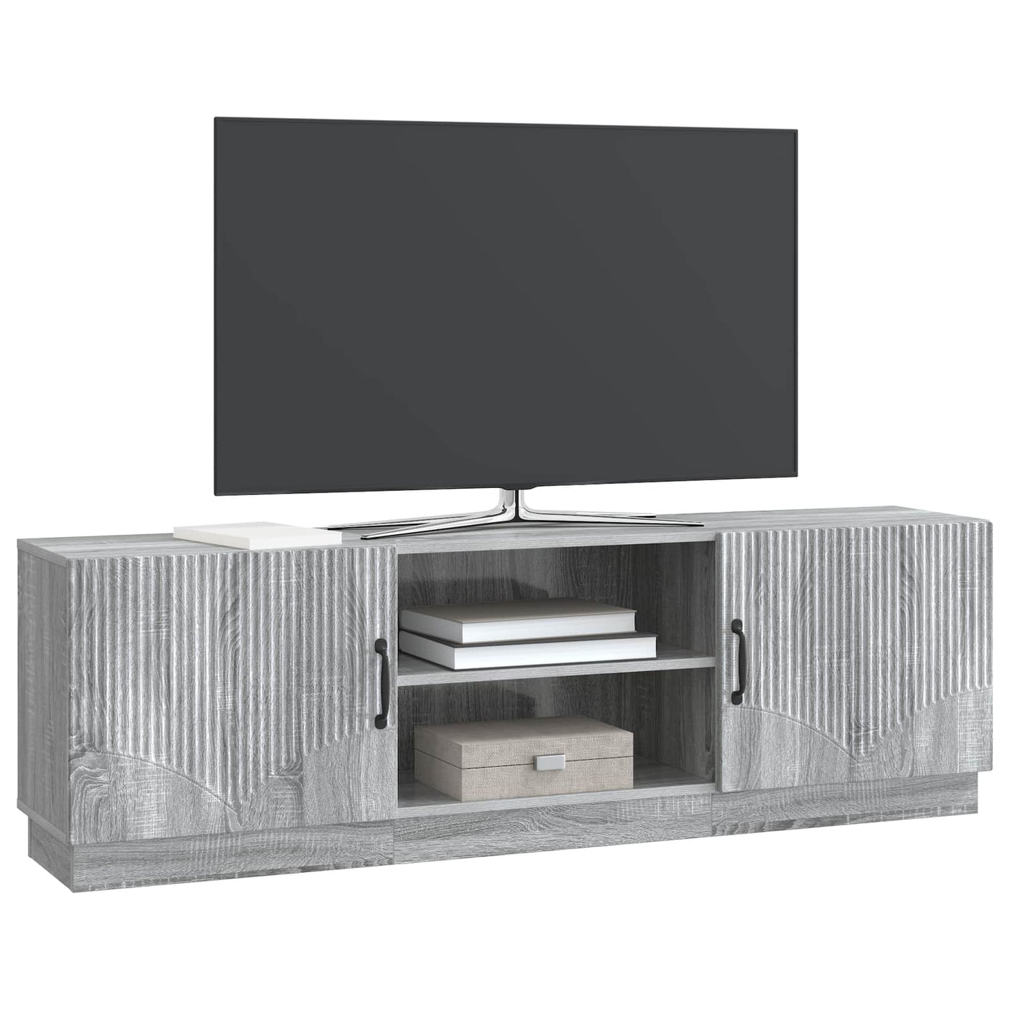 Mobile TV Grigio Sonoma 150 x 31 x 47 cm Legno ingegnerizzato | homemem39