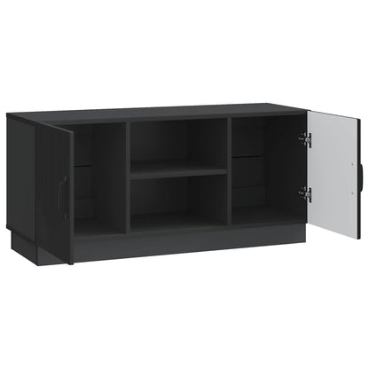 Mobile TV Nero 102 x 34,5 x 47 cm Legno ingegnerizzato