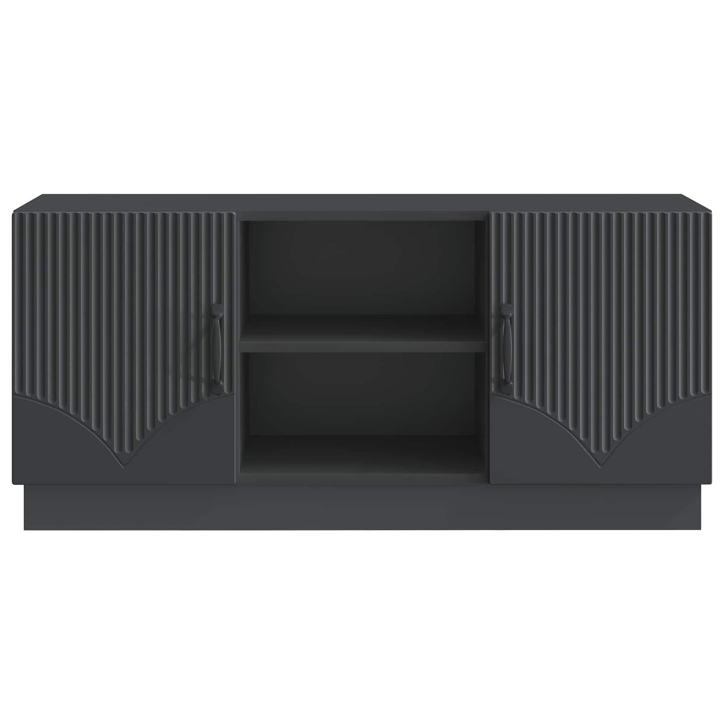 Mobile TV Nero 102 x 34,5 x 47 cm Legno ingegnerizzato