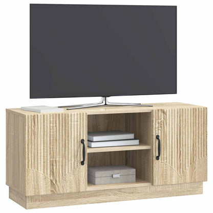 Mobile TV Rovere Sonoma 102 x 34,5 x 47 cm Legno ingegnerizzato | homemem39