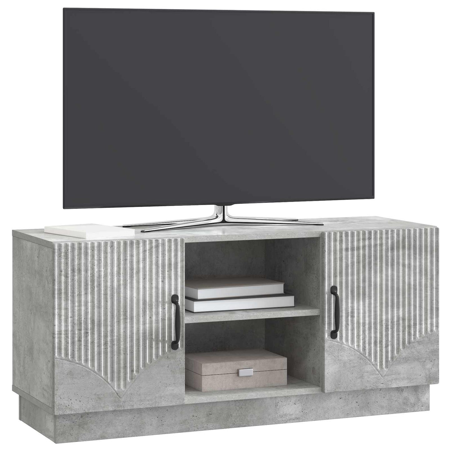 Mobile TV Grigio Cemento 102 x 34,5 x 47 cm | homemem39