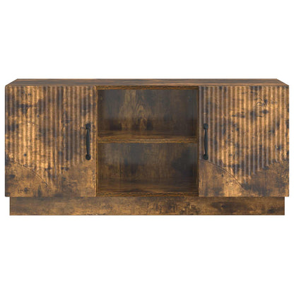 Mobile TV Rovere Fumo 102 x 34,5 x 47 cm Legno ingegnerizzato | homemem39