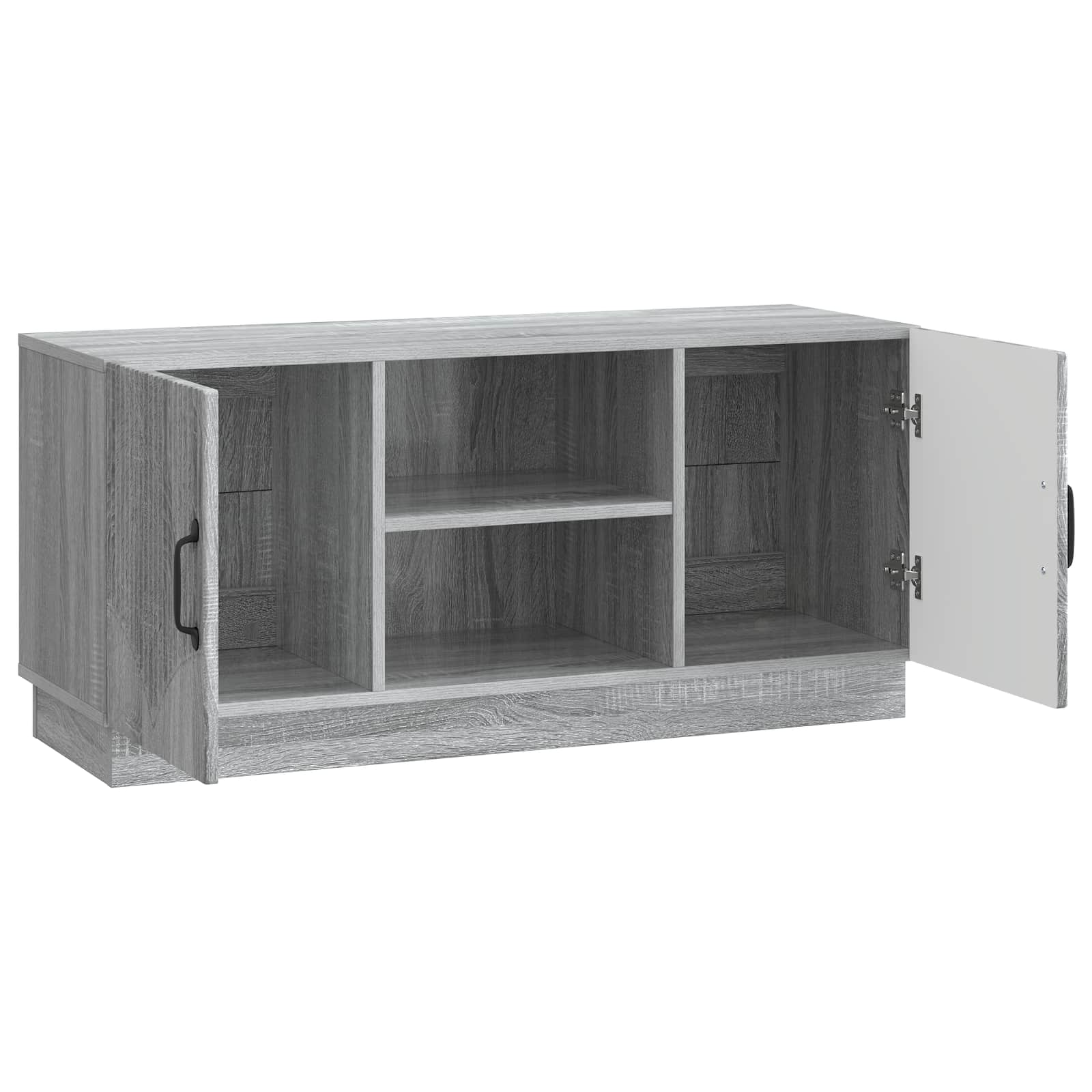 Mobile TV Grigio Sonoma 102 x 34,5 x 47 cm Legno ingegnerizzato | homemem39