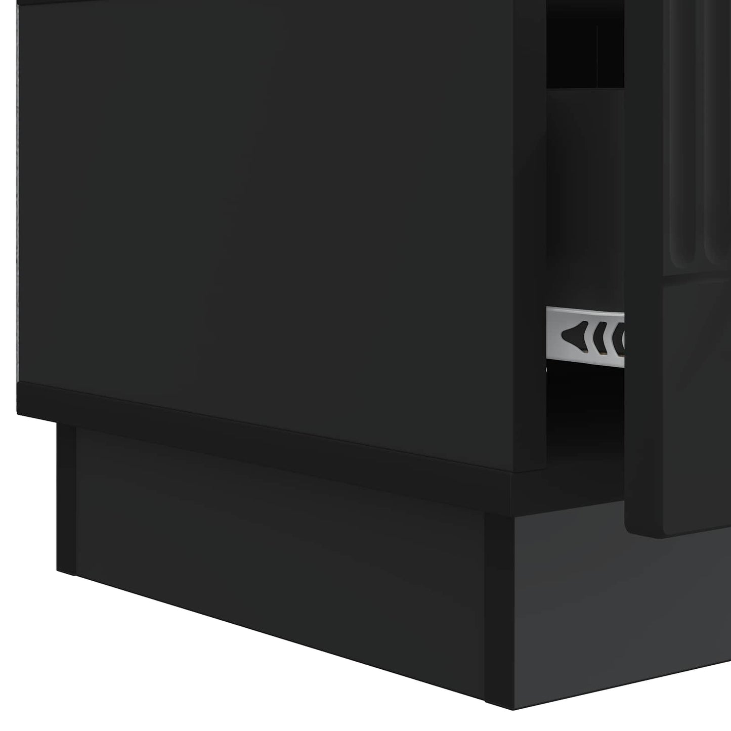 Mobile TV Nero 147 x 34,5 x 27 cm Legno ingegnerizzato | homemem39