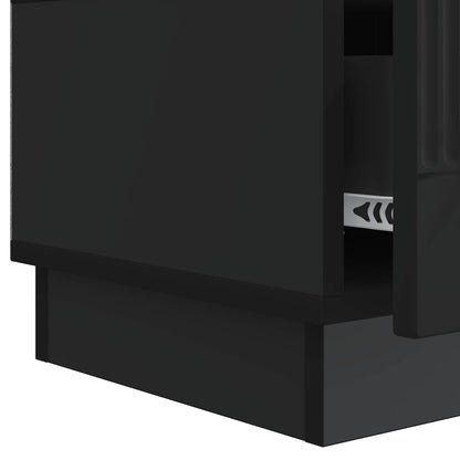 Mobile TV Nero 147 x 34,5 x 27 cm Legno ingegnerizzato