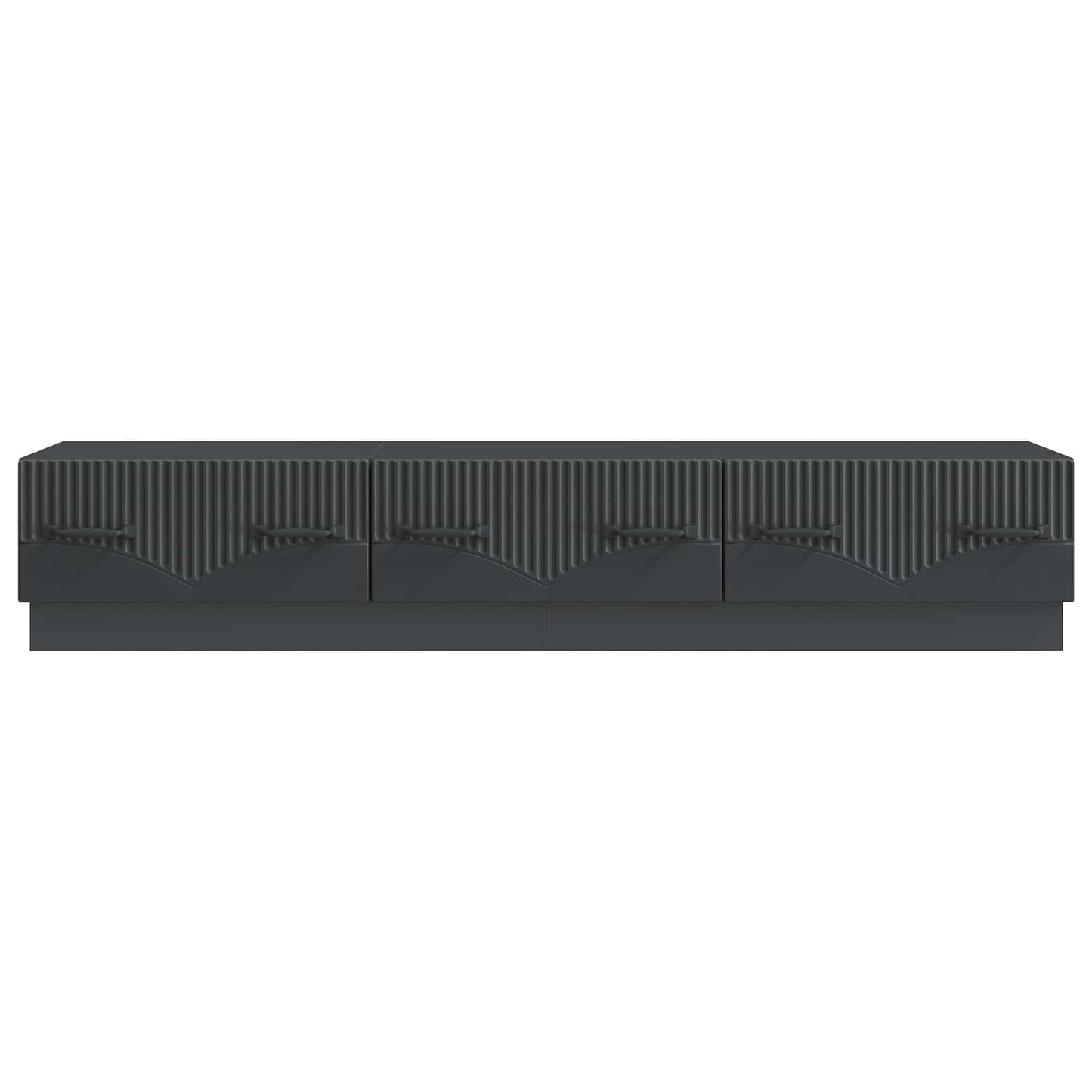 Mobile TV Nero 147 x 34,5 x 27 cm Legno ingegnerizzato | homemem39
