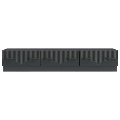 Mobile TV Nero 147 x 34,5 x 27 cm Legno ingegnerizzato | homemem39