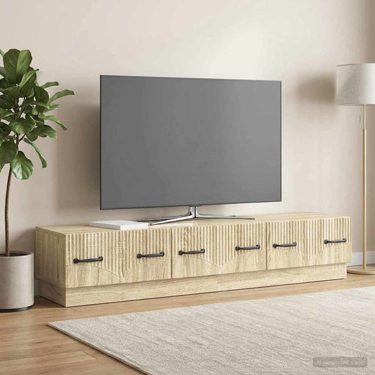 Mobile TV Rovere Sonoma 147 x 34,5 x 27 cm Legno ingegnerizzato