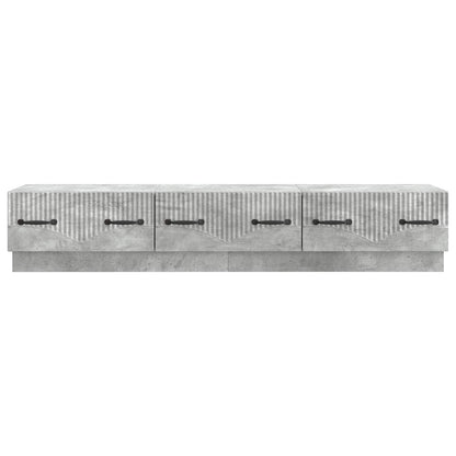 Mobile TV con cassetto Grigio Cemento 147 x 34,5 x 27 cm | homemem39