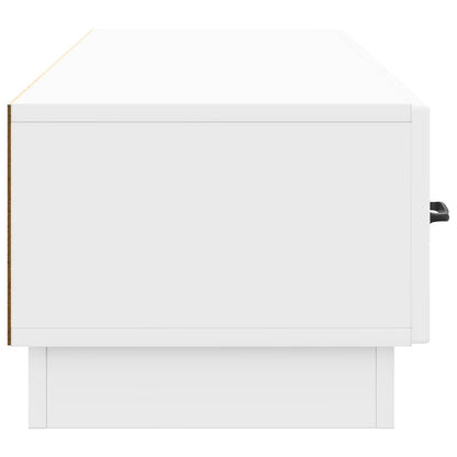Mobile TV Bianco Lucido 147 x 34,5 x 27 cm Legno ingegnerizzato | homemem39