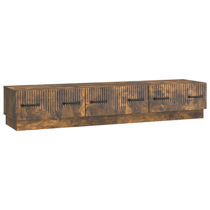 Mobile TV Rovere Fumo 147 x 34,5 x 27 cm Legno ingegnerizzato | homemem39