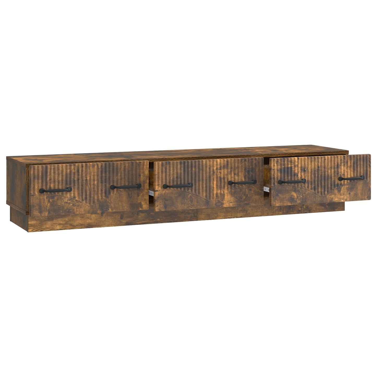 Mobile TV Rovere Fumo 147 x 34,5 x 27 cm Legno ingegnerizzato | homemem39