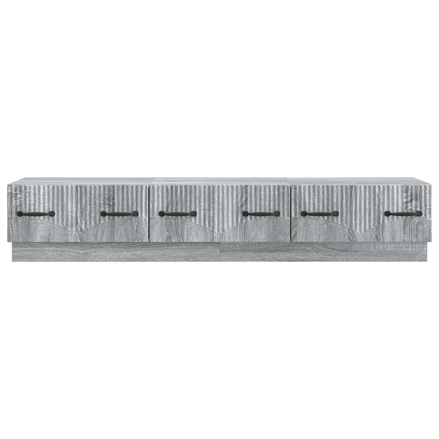 Mobile TV Grigio Sonoma 147 x 34,5 x 27 cm Legno ingegnerizzato | homemem39