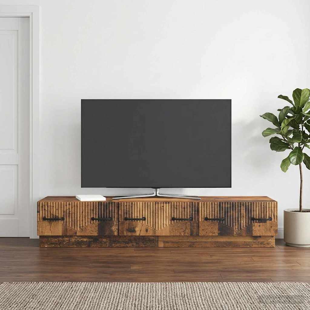 Mobile TV Legno antico 147 x 34,5 x 27 cm Legno ingegnerizzato
