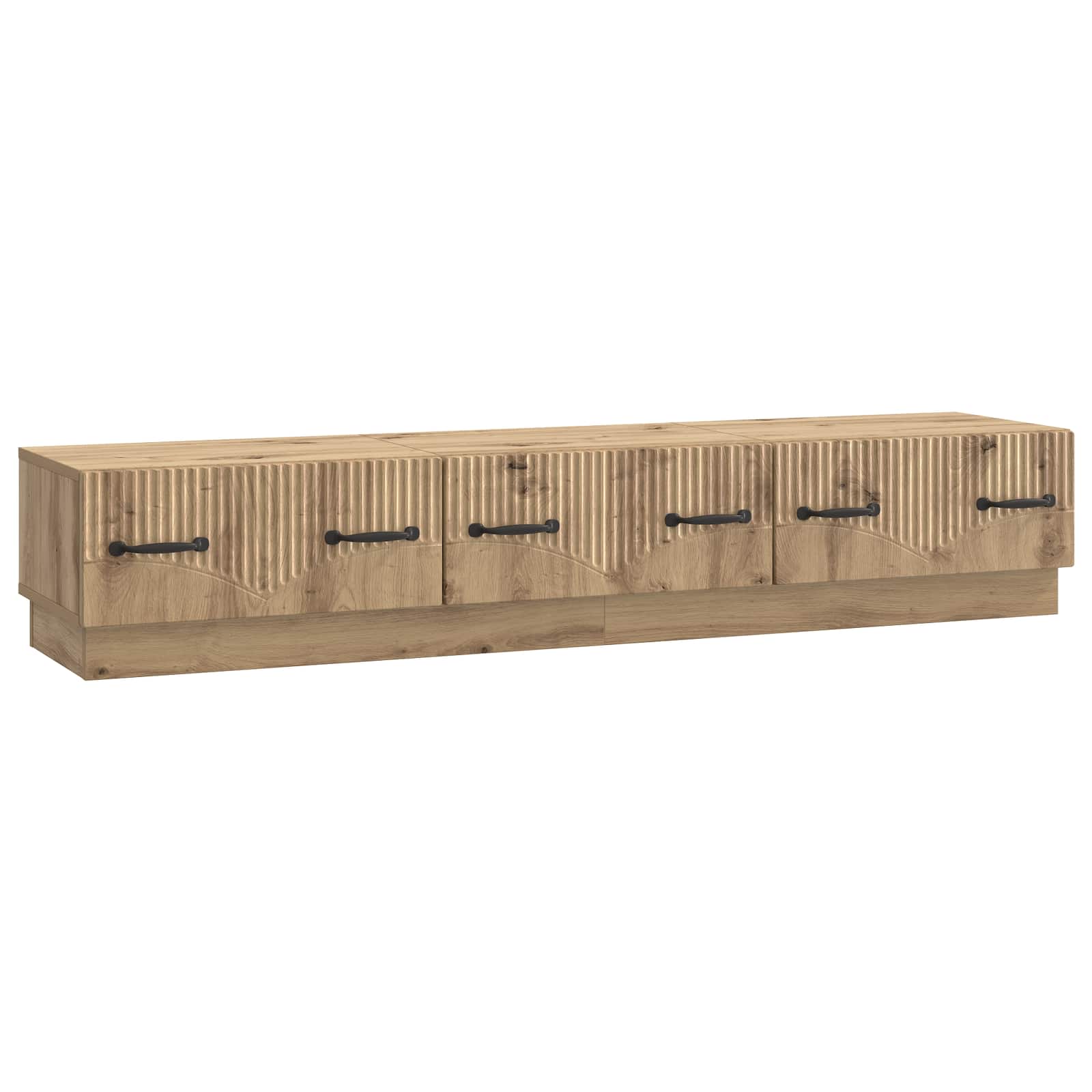 Mobile TV con cassetto Rovere Artigianale 147 x 34,5 x 27 cm | homemem39