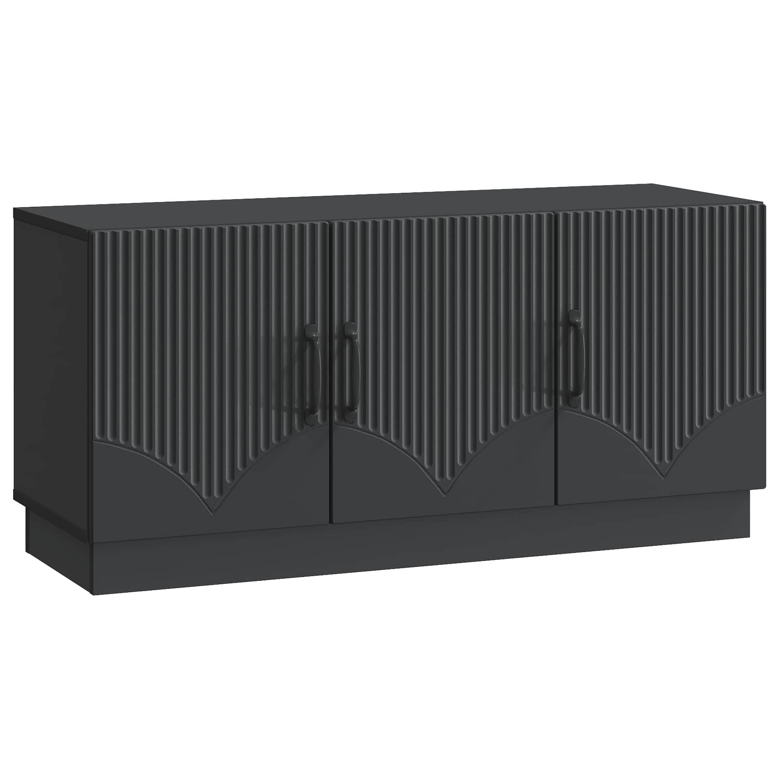 Mobile TV Nero 99 x 34,5 x 47 cm Legno ingegnerizzato | homemem39