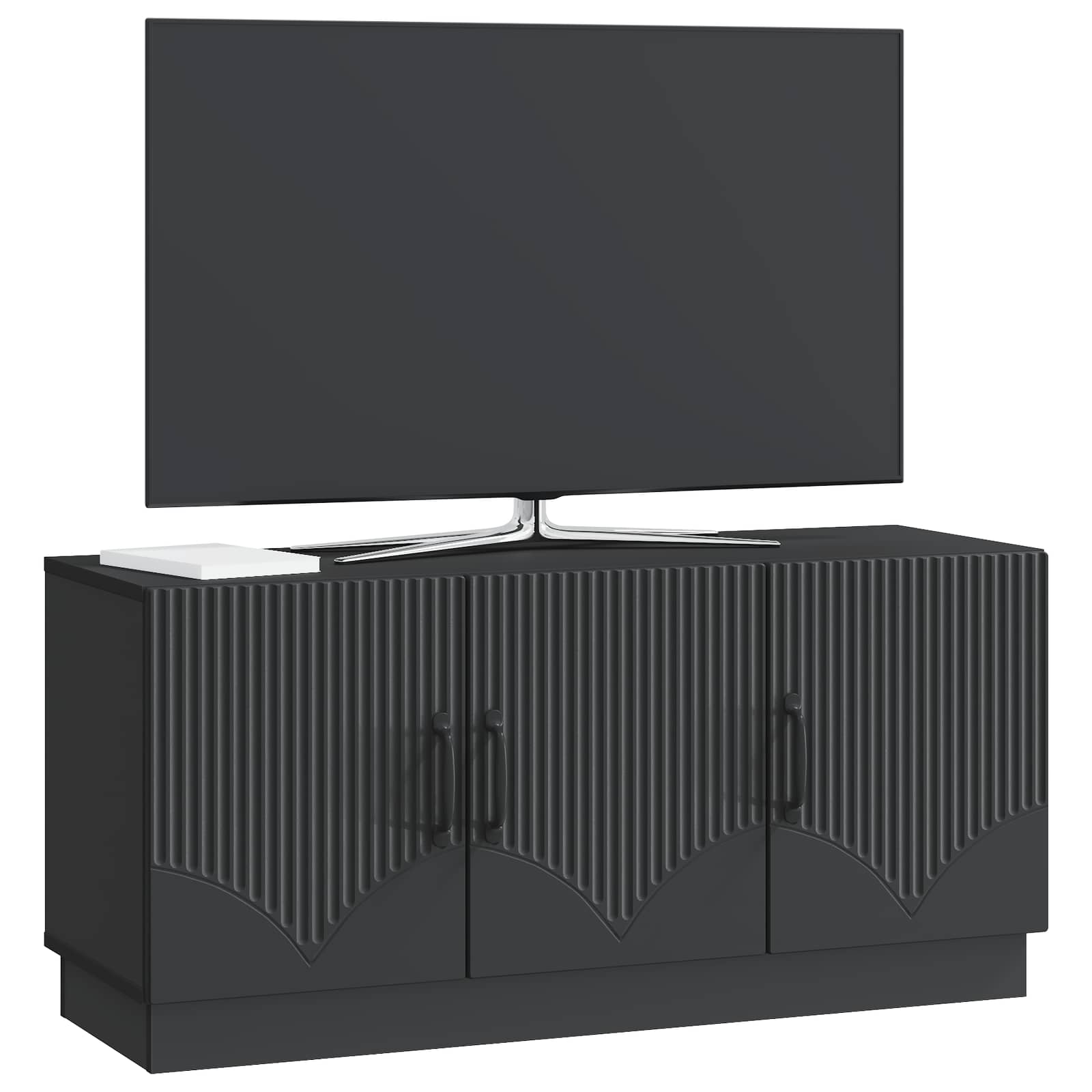 Mobile TV Nero 99 x 34,5 x 47 cm Legno ingegnerizzato | homemem39