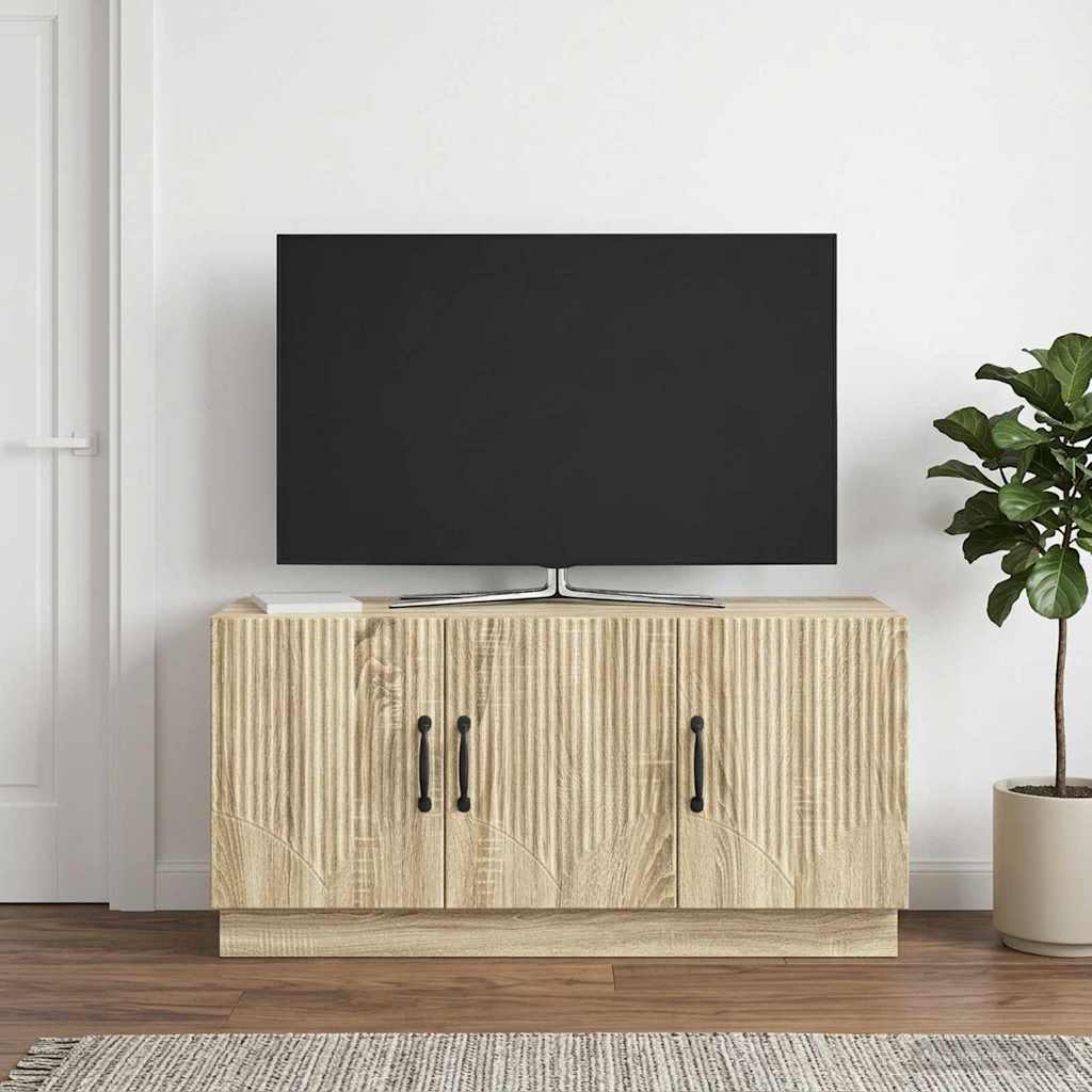 Mobile TV Rovere Sonoma 99 x 34,5 x 47 cm Legno ingegnerizzato