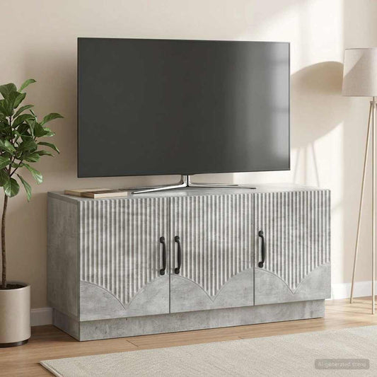 Mobile TV Grigio Cemento 99 x 34,5 x 47 cm Legno ingegnerizzato