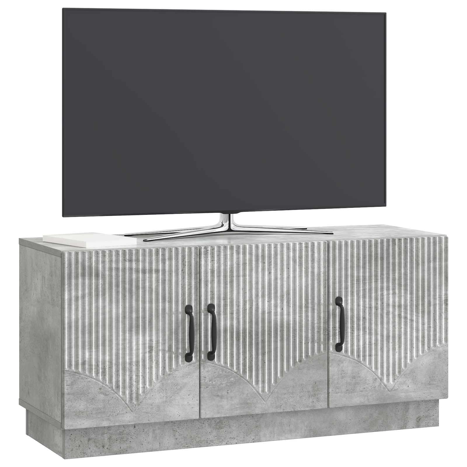 Mobile TV Grigio Cemento 99 x 34,5 x 47 cm Legno ingegnerizzato | homemem39