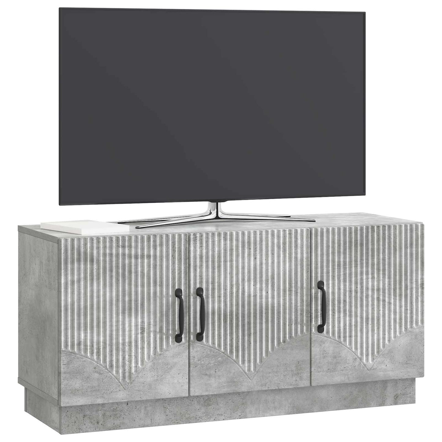 Mobile TV Grigio Cemento 99 x 34,5 x 47 cm Legno ingegnerizzato