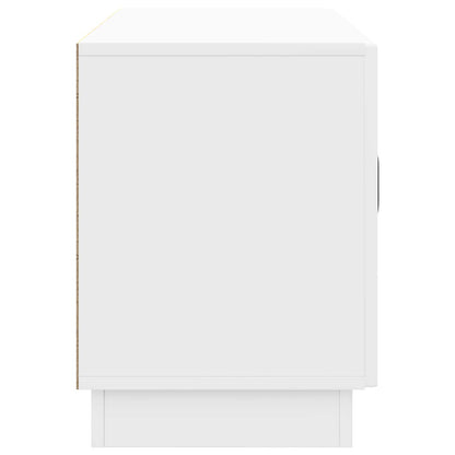 Mobile TV Bianco Lucido 99 x 34,5 x 47 cm Legno ingegnerizzato | homemem39