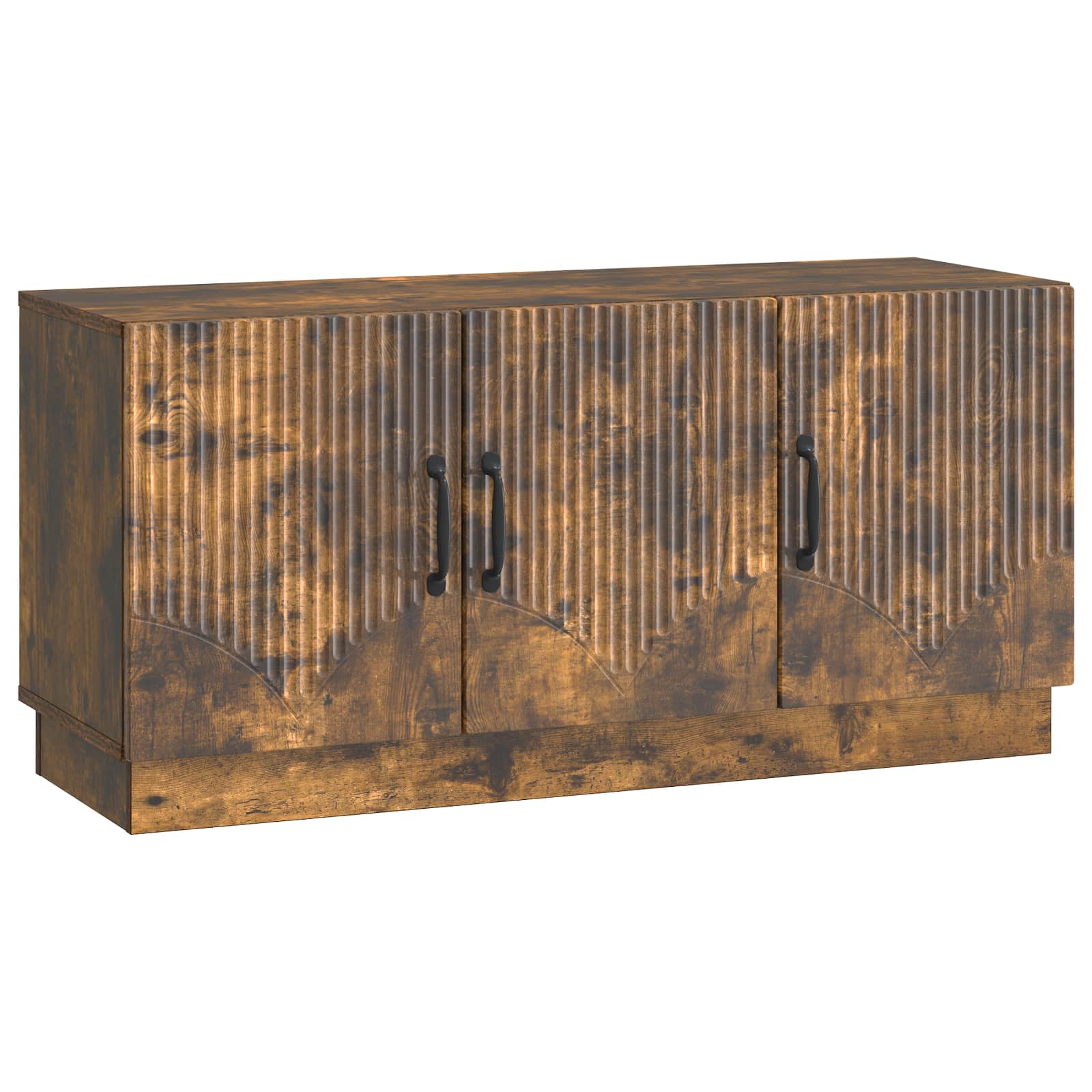 Mobile TV Rovere Fumo 99 x 34,5 x 47 cm Legno ingegnerizzato | homemem39
