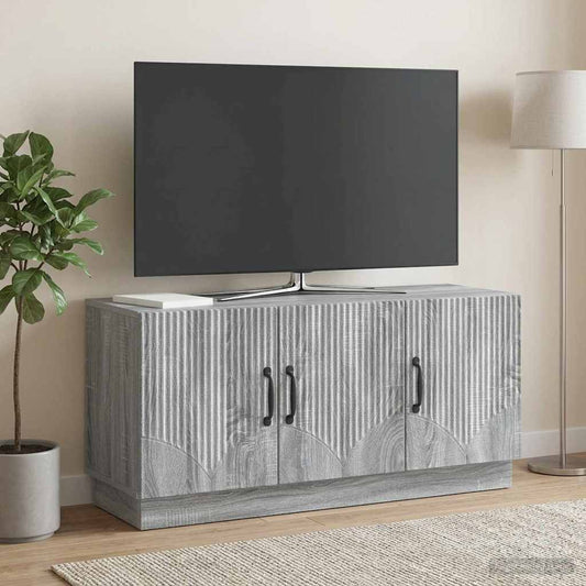 Mobile TV Grigio Sonoma 99 x 34,5 x 47 cm Legno ingegnerizzato