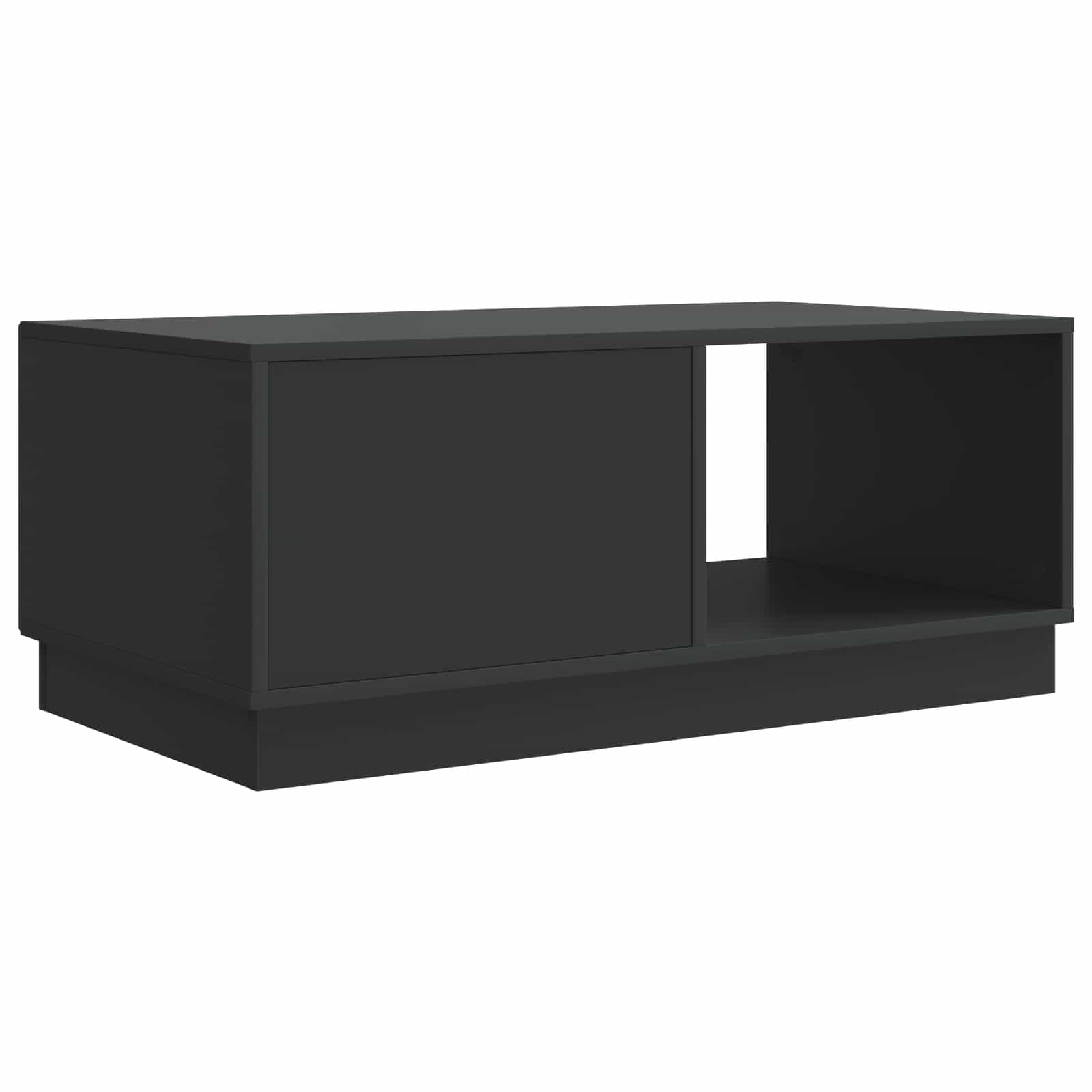 Tavolino da salotto Nero 90 x 50 x 37 cm Legno ingegnerizzato | homemem39