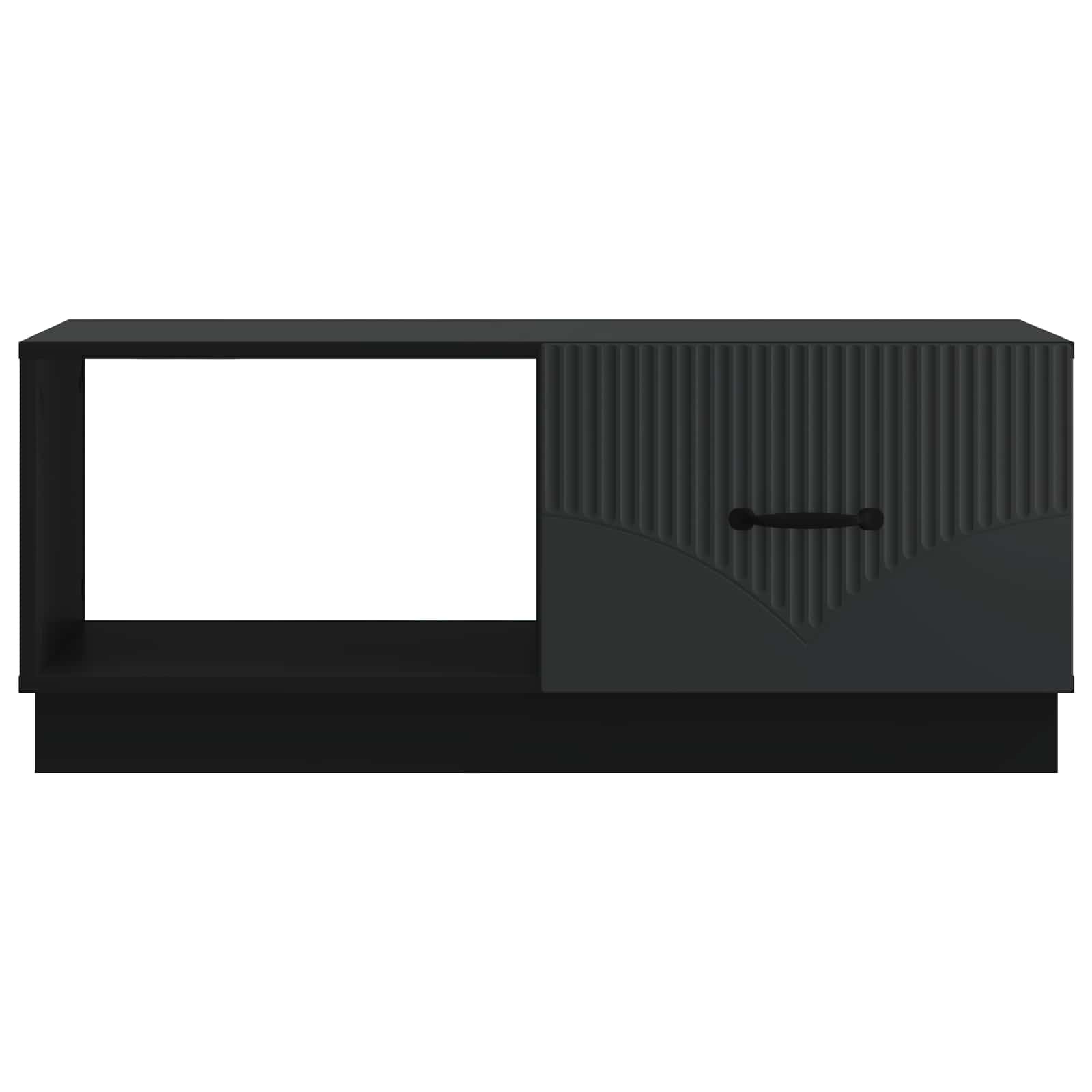 Tavolino da salotto Nero 90 x 50 x 37 cm Legno ingegnerizzato | homemem39