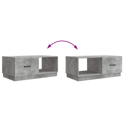 Tavolino da salotto Grigio Cemento 90 x 50 x 37 cm | homemem39