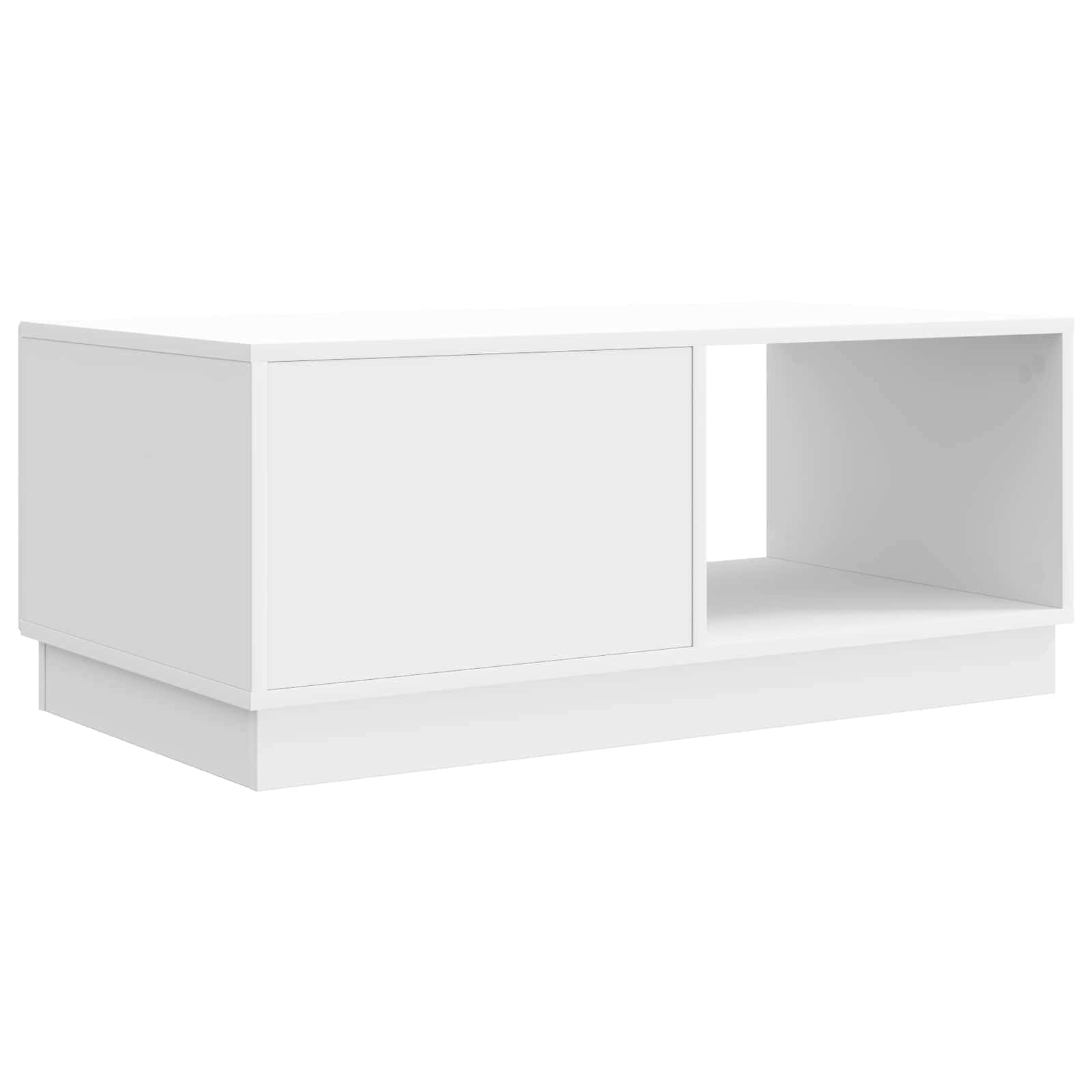 Tavolino da salotto Bianco Lucido 90 x 50 x 37 cm | homemem39
