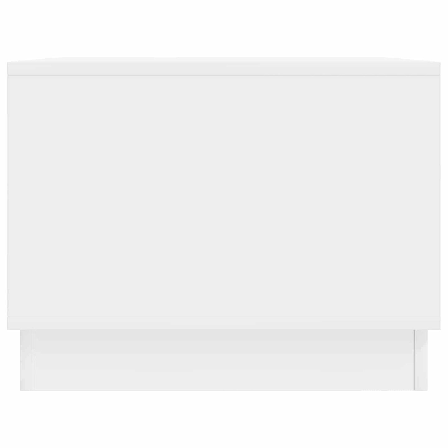 Tavolino da salotto Bianco Lucido 90 x 50 x 37 cm